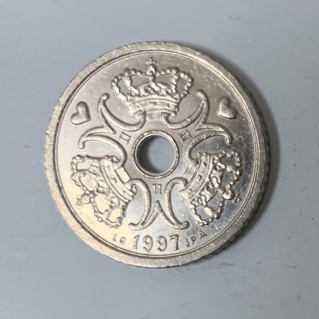 ☆ご注文品☆デンマーク1クローネx50枚☆1992-95年版流通品 ご注文品