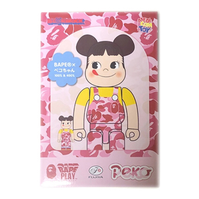 BE@RBRICK BAPE ペコちゃん Pink 数量限定 BAPE(R) ぺこちゃん pink