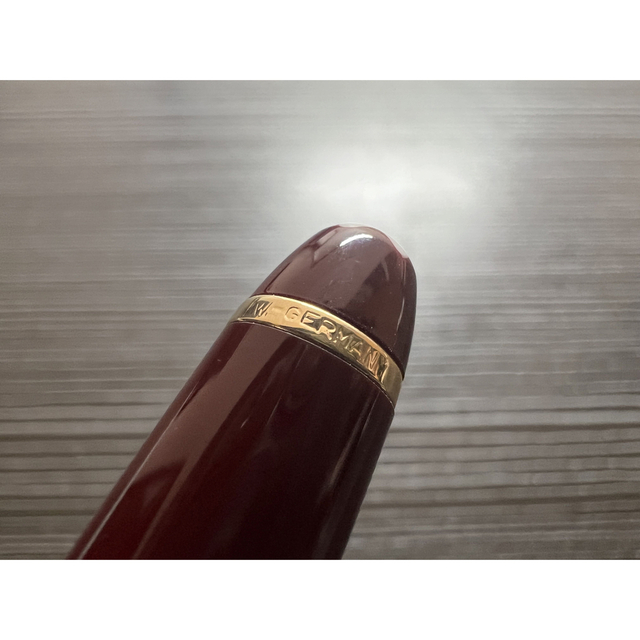 モンブラン マイスターシュテュック 144 万年筆 EF 極細字 ボルドー 全