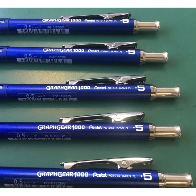 関西限定 ぺんてるグラフギア1000 3本セット ぺんてる グラフギア1000