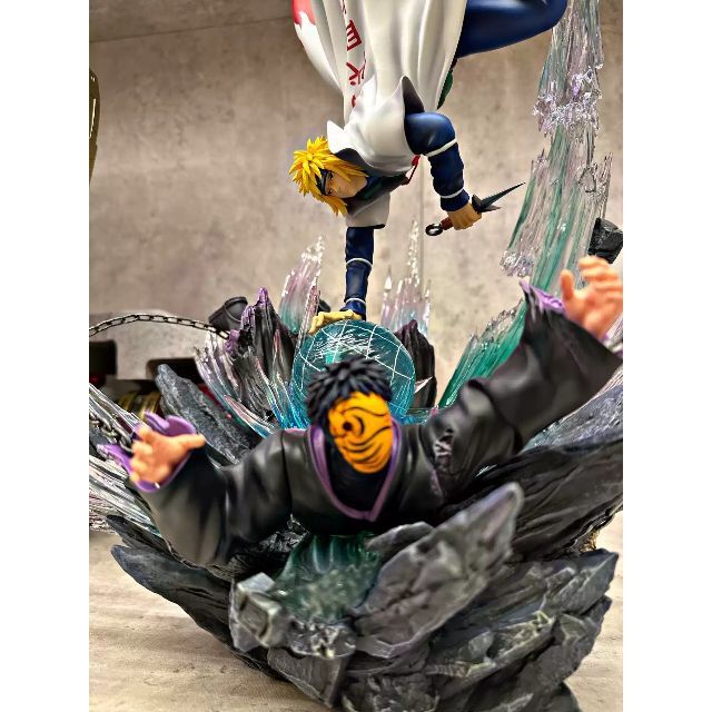 ナルト 波風ミナトvsオビト ガレージキット 塗装済み完成品 フィギュア