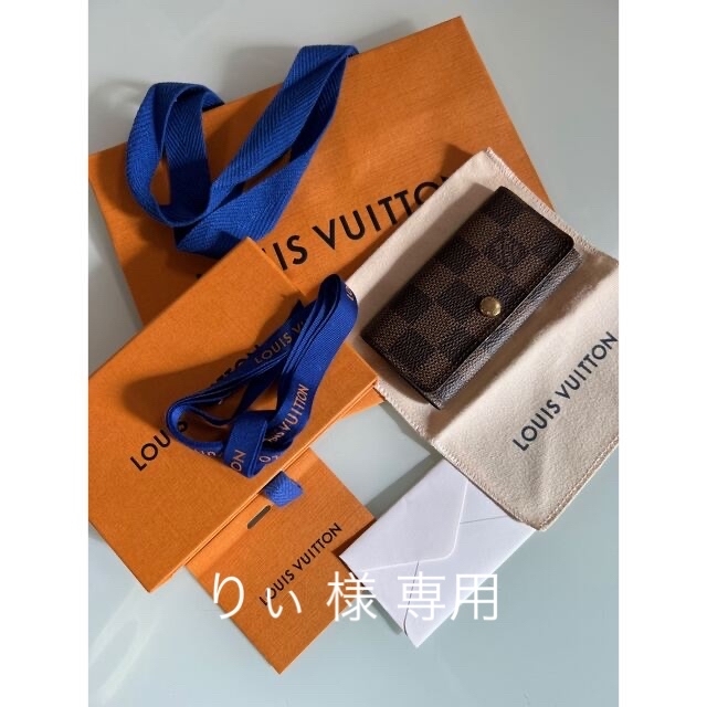 LOUIS VUITTON ダミエ ミ 4連6連キーケース2点セット ファッション小物