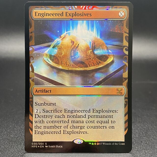 MTG 英語版 仕組まれた爆薬 MPS Foil マスターピース 4枚セット