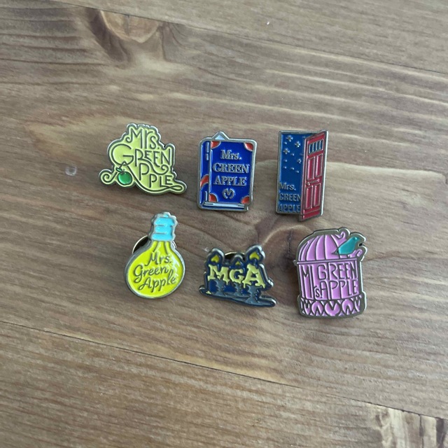 ミセスグリーンアップル Mrs.Green Apple ピンバッジの通販 by