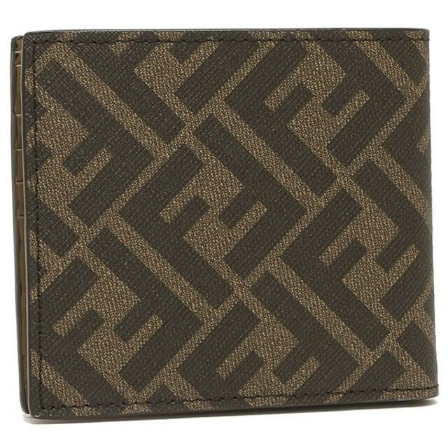 FENDI フェンディ 折り財布 ブラウン ズッカ柄