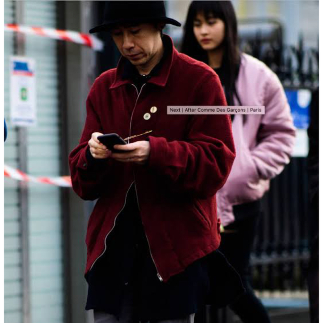 UNDERCOVER 20-21AW縮絨ブルゾン 黒 ジョニオ着 UNDERCOVER 縮絨