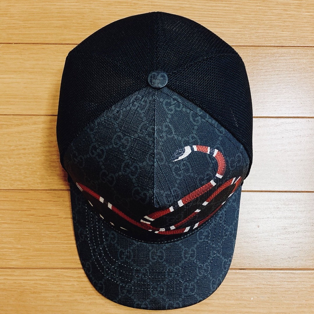 み*ん様 GUCCI ベースボールキャップ 蛇 スネーク メンズキャップ