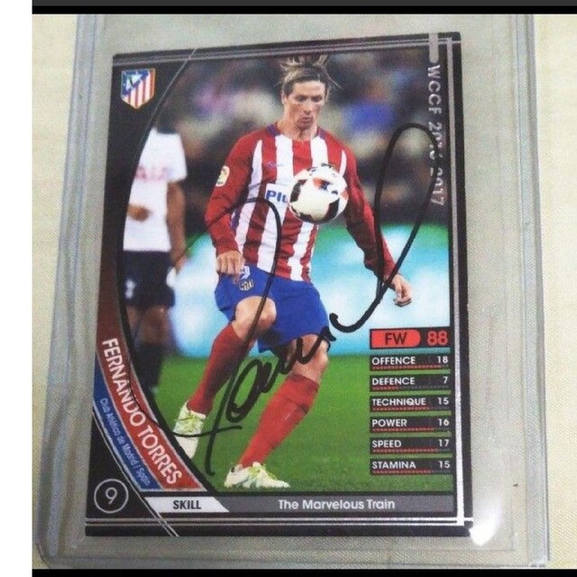 フェルナンド・トーレス チェルシー発行直筆サイン入りオフィシャル