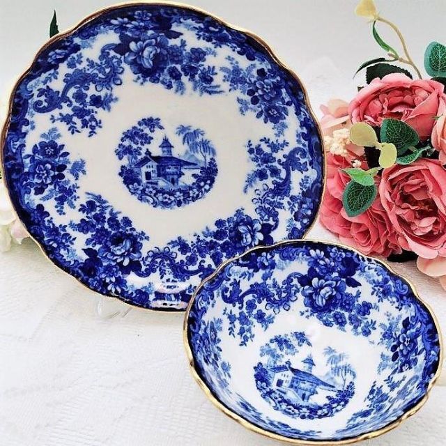 希少] 英国アンティークミントン オールドミント食器