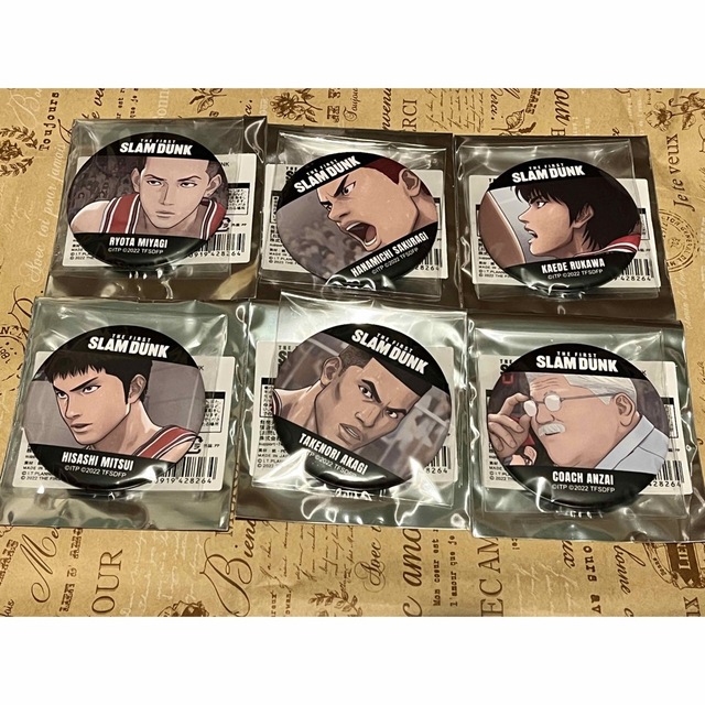 SLAMDUNK スラムダンク ポップアップストア 缶バッジ 三井寿 6点 缶