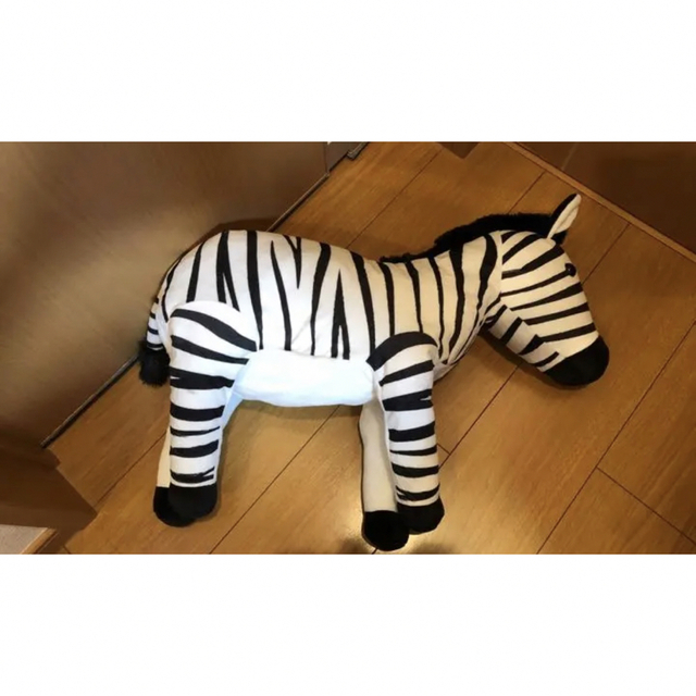 HANSA 6586 スツールシマウマぬいぐるみ