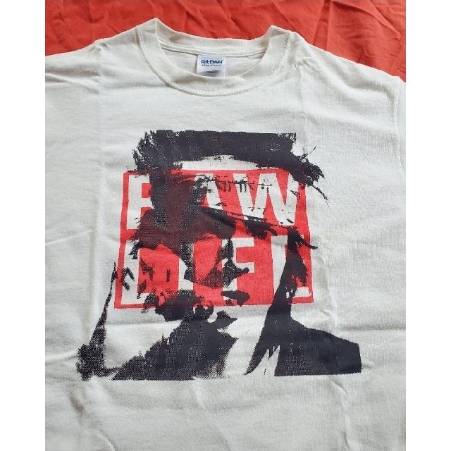 真島昌利Tシャツ 白地 黒プリント XL : 真島昌利 Tシャツ