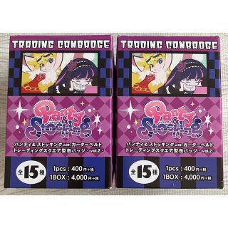 パンティ&ストッキングwithガーターベルト スクエア缶バッジ