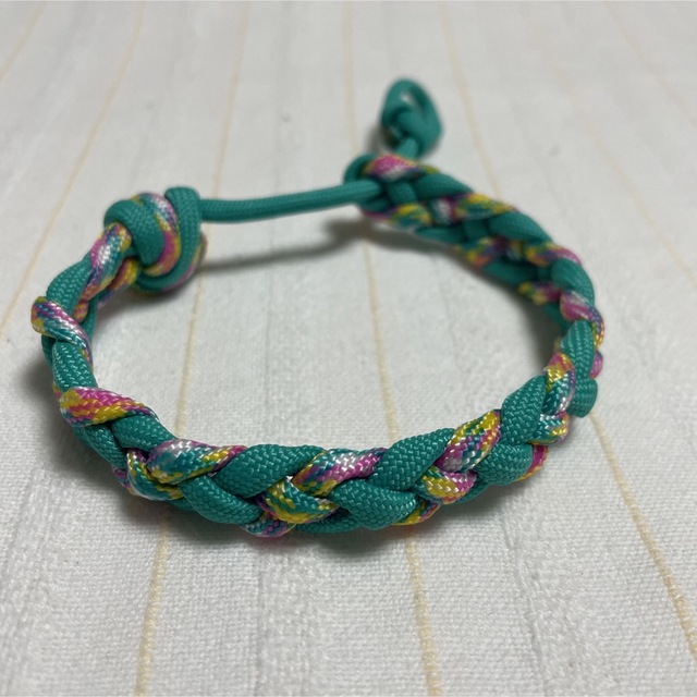 パラコード首輪ハーフチョーク太めトリコカラー№031