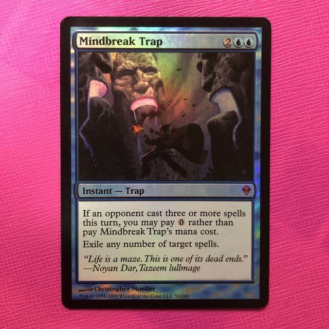 精神壊しの罠 Foil 英語版Foil精神壊しの罠⁄Mindbreak Trap : MTG