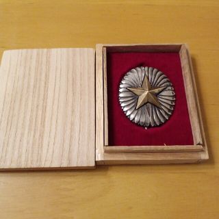 激レア】陸軍大学校卒業章徽章 天保銭 旧日本軍 勲章 本物保証 30の