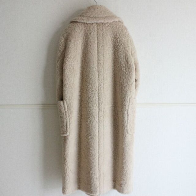 ANAYI カーリーウールロングコクーンコート ベージュ Mサイズ 【公式通販】