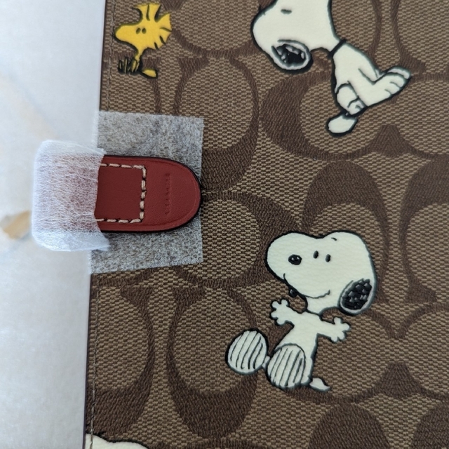 ラスト1点☆COACH ×PEANUTS シグネチャー ノートブック スヌー