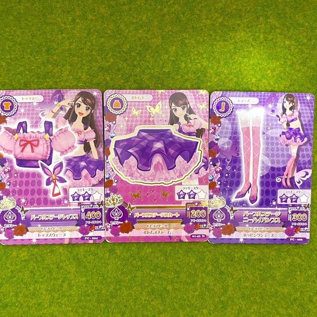 アイカツ! - アイカツカード 紫吹蘭制服 全3枚セットの通販 by ブルー