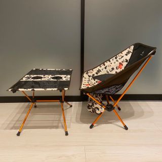 ヘリノックス×バートン×ビッグアグネス テーブルワン & チェアワン セット