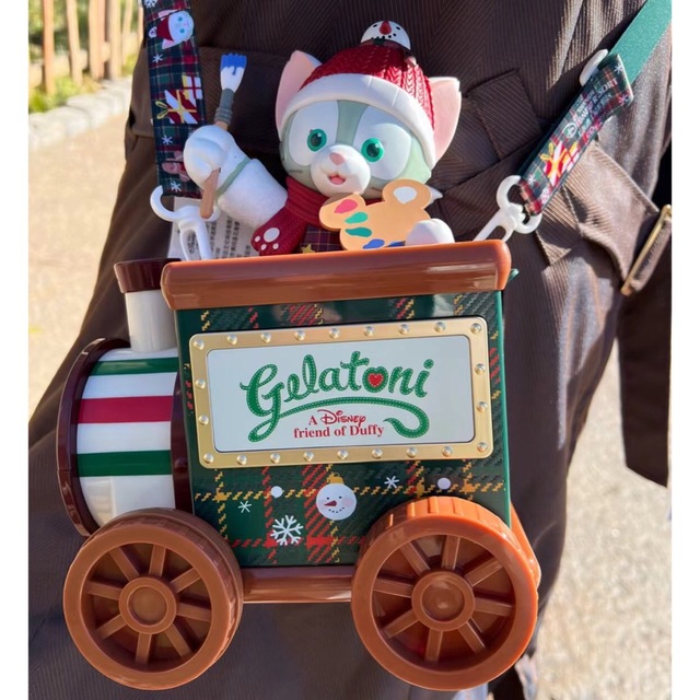 上海ディズニー ジェラトーニ 汽車型 ポップコーンバケツバケット正規