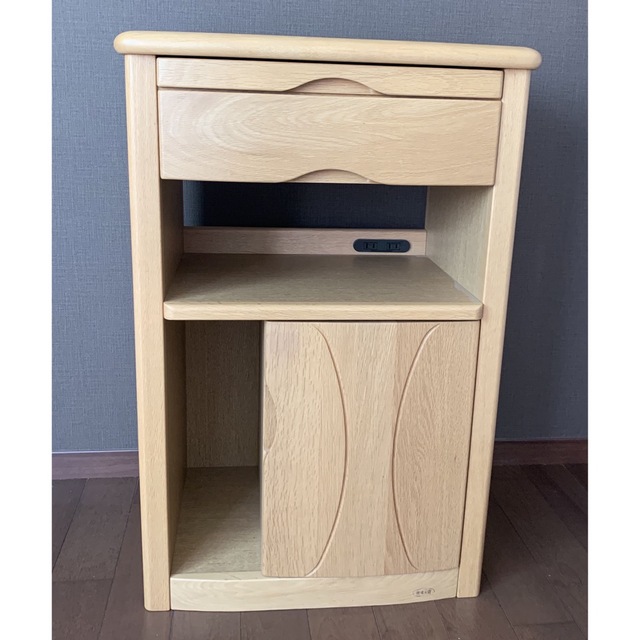 浜本工芸 楢無垢材FAX台 電話台/リビングボード/サイドボード 浜本工芸