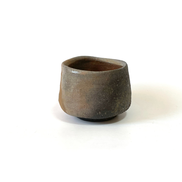 美品】中村六郎 酒呑 備前焼