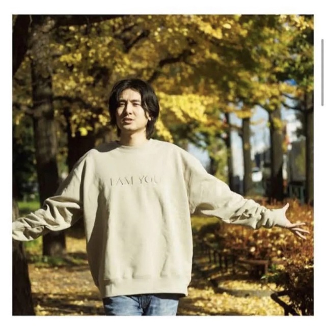 藤井風 スウェット ベージュ I AM YOU 藤井風 I AM YOU スウェット