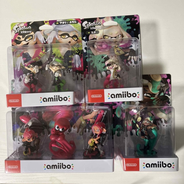 amiibo splatoon 新品未開封 7点セット