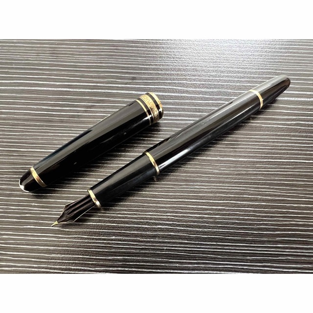 モンブラン マイスターシュテュック 144 M 中字 ブラック 全金 万年筆