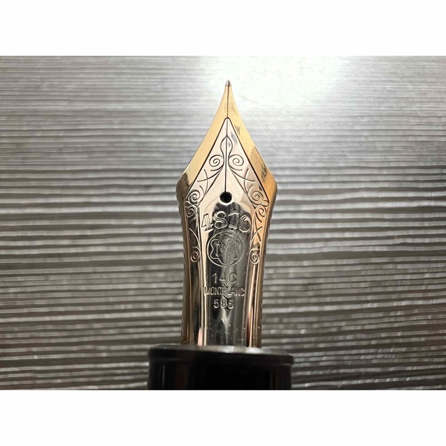 モンブラン 美品 149 万年筆 14C 中白 EF モンブラン マイ