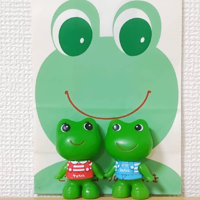 昭和レトロ ケロちゃん台座つき 昭和レトロケロちゃん台座つき