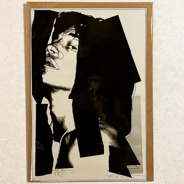 アンディ ウォーホル リトグラフ 「ミック ジャガー」レプリカ