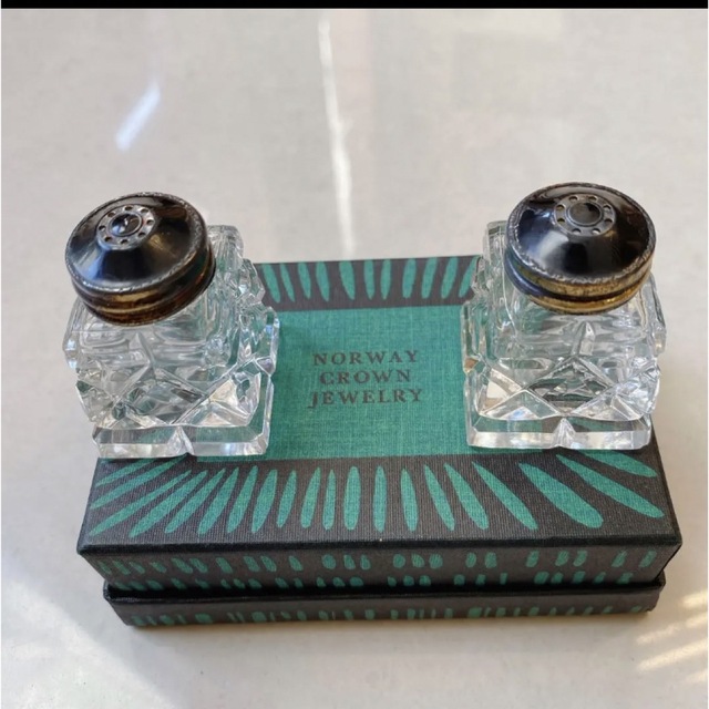 Sterling クリスタル ソルト＆ペッパー silver