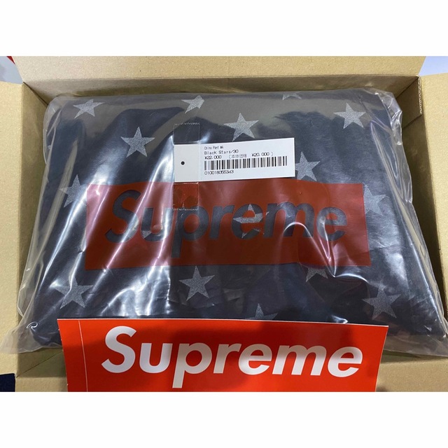 supreme STAR柄Chino Pant black Stars