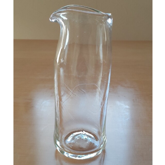 安土忠久氏作 吹きガラスワイングラス2個セット 安土忠久氏作 吹き