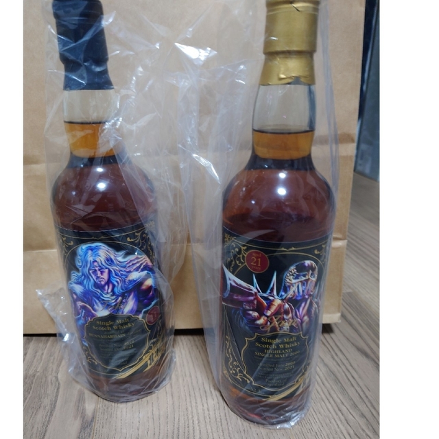 ウイスキーミュウ『北斗の拳』ラベル・ウイスキー、「トキ」と「ジャギ