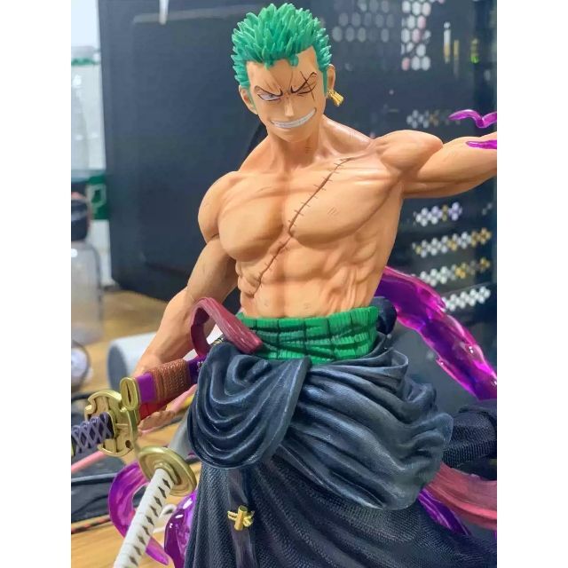 ワンピース 鬼ヶ島 ロロノア・ゾロ ガレージキット 塗装済み完成品