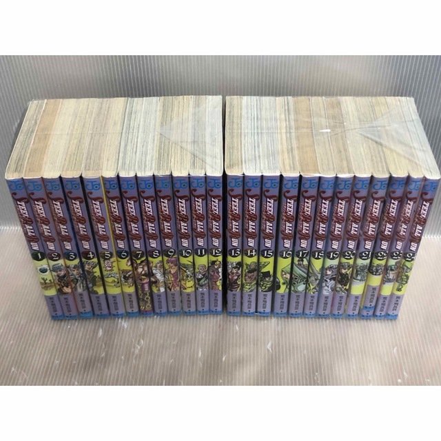 スティールボールラン全巻セット(24巻)とストーンオーシャン全巻セット