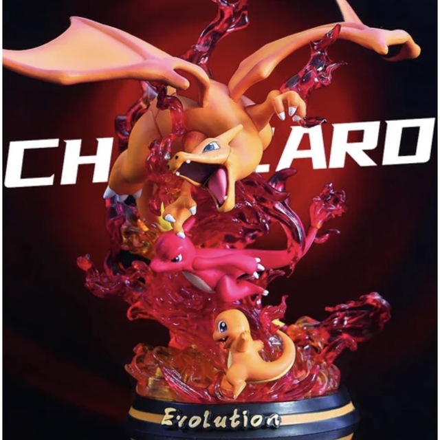 ポケモンカード リザードンフィギュアセット 海外品 メガリザードンX