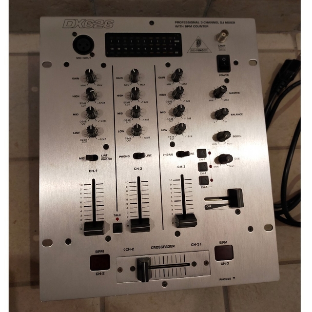 DJミキサー BEHRINGER PRO MIXER DX626
