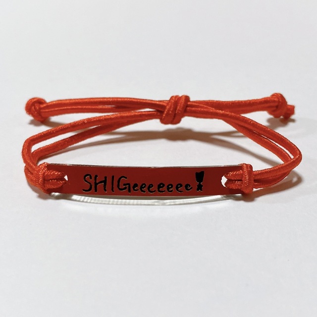 ジャニーズWEST - 俺色ブレスレット 赤 重岡大毅の通販 by R's shop