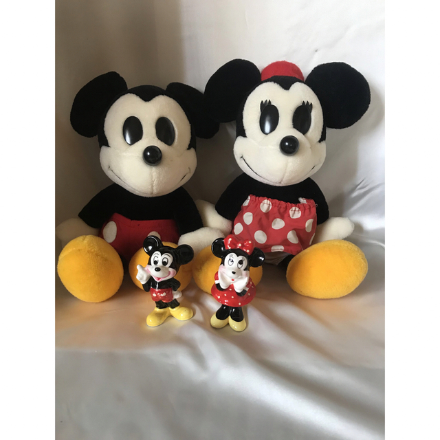 ミッキーマウス ミニーマウス ジャンボサイズ ぬいぐるみ ヴィンテージ