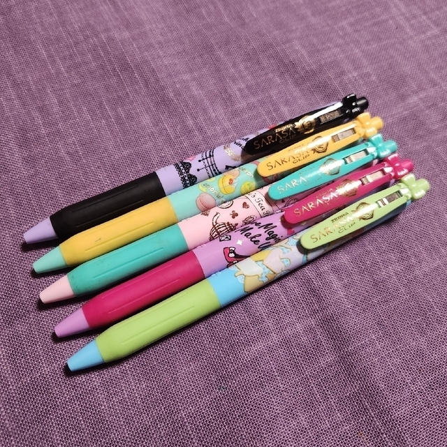 限定 ゼブラ SARARA サラサ ボールペン ピチレモン 匂い付き 9本セット