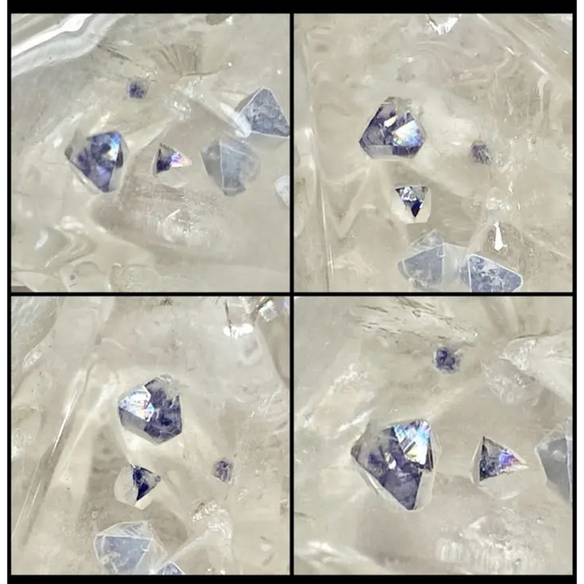 レインボーが出る！！ フローライトインクォーツ 原石