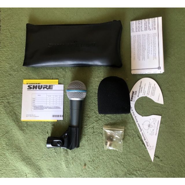 6本 SHURE シュア ダイナミックマイク BETA 58A SHURE BETA 58A