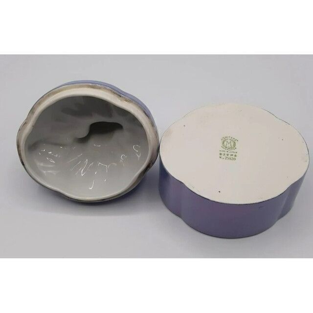 1点限り】ノリタケ 青 デコレディ ドレッサードール パウダー