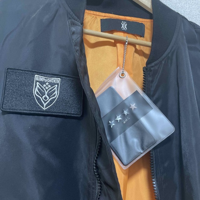 BUMP OF 節約 CHICKEN MA-1 BUMP OF CHICKEN MA-1 ブラック20周年記念