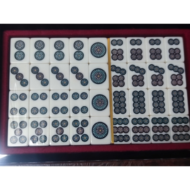 キングバード 麻雀牌 背黒牌 昭和レトロ 五本羽一索 キングバード 麻雀