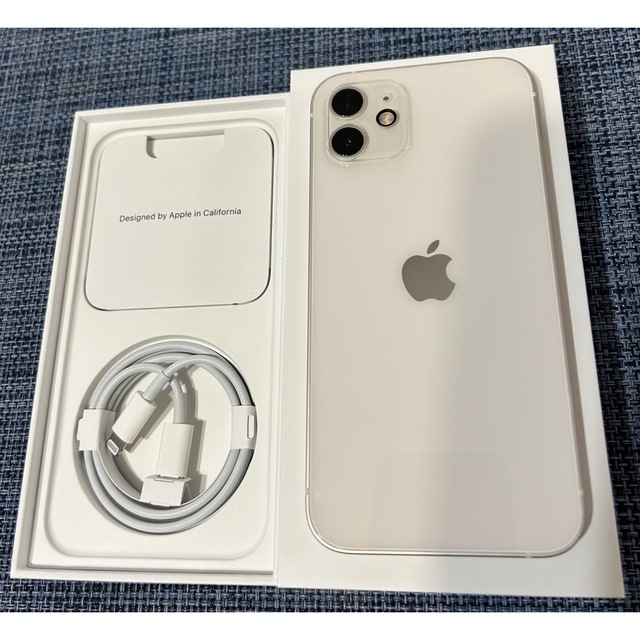 iPhone12 64GB バッテリー最大容量100% ホワイト 本体Apple iPhone 12